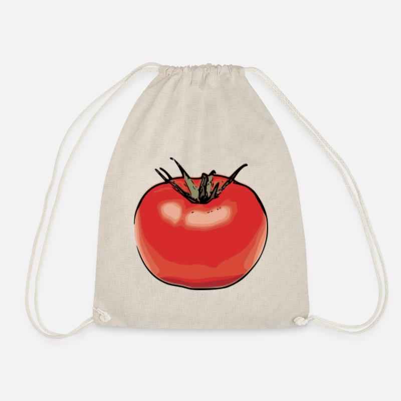Tomate cartoon - Turnbeutel - Natur