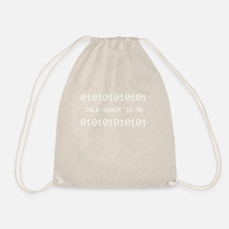 Nerdy - Drawstring Bag - nature