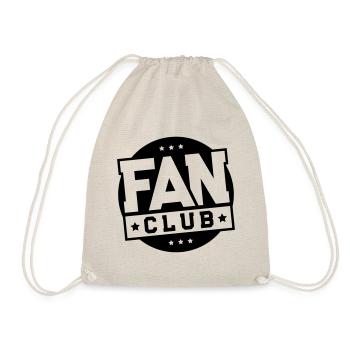 fan club - Drawstring Bag - nature - Front