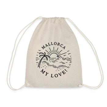 Mallorca - My Love! - Turnbeutel - Natur - Vorne