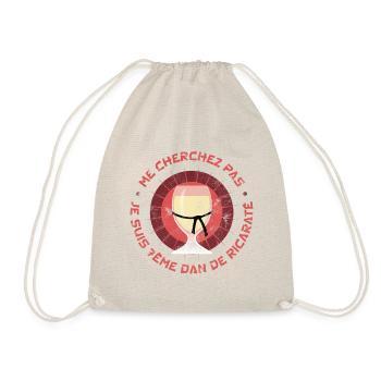 7ème Dan de Ricaraté - Humour Apéro Pastis Alcool - Sac de sport léger - nature - Devant