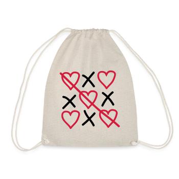 Love wins - Drawstring Bag - nature - Front