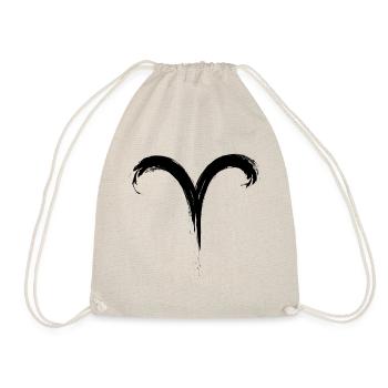Ram - Drawstring Bag - nature - Front