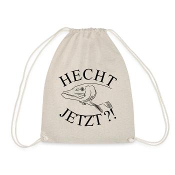 PIKE now? pike angel shirt angler saying funny - Drawstring Bag - nature - Front