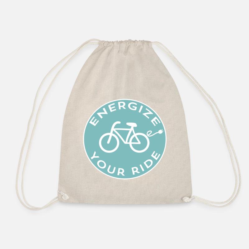 ENERGIZE YOUR RIDE EBIKE Bicycle E-Bike - Drawstring Bag - nature