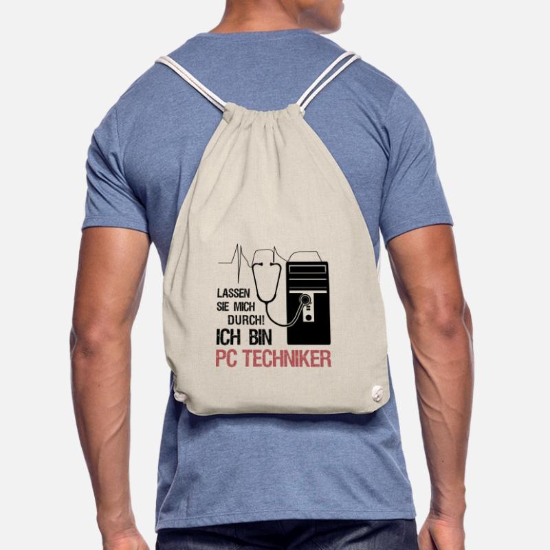 PC Technician Stethoscope IT System Technician Gift Drawstring Bag