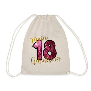 Anniversaire de mon 18e anniversaire - Sweet 18 - Sac de sport léger - nature - Devant
