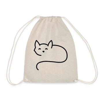 cat - Turnbeutel - Natur - Vorne