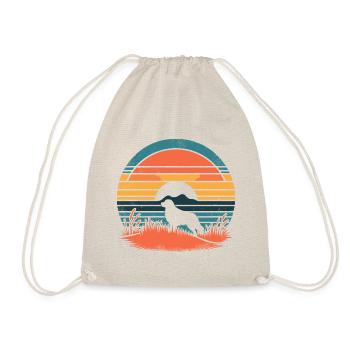 Lumière Golden Retriever Vintage Sunset - Sac de sport léger - nature - Devant
