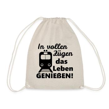 In vollen Zügen - Turnbeutel - Natur - Vorne