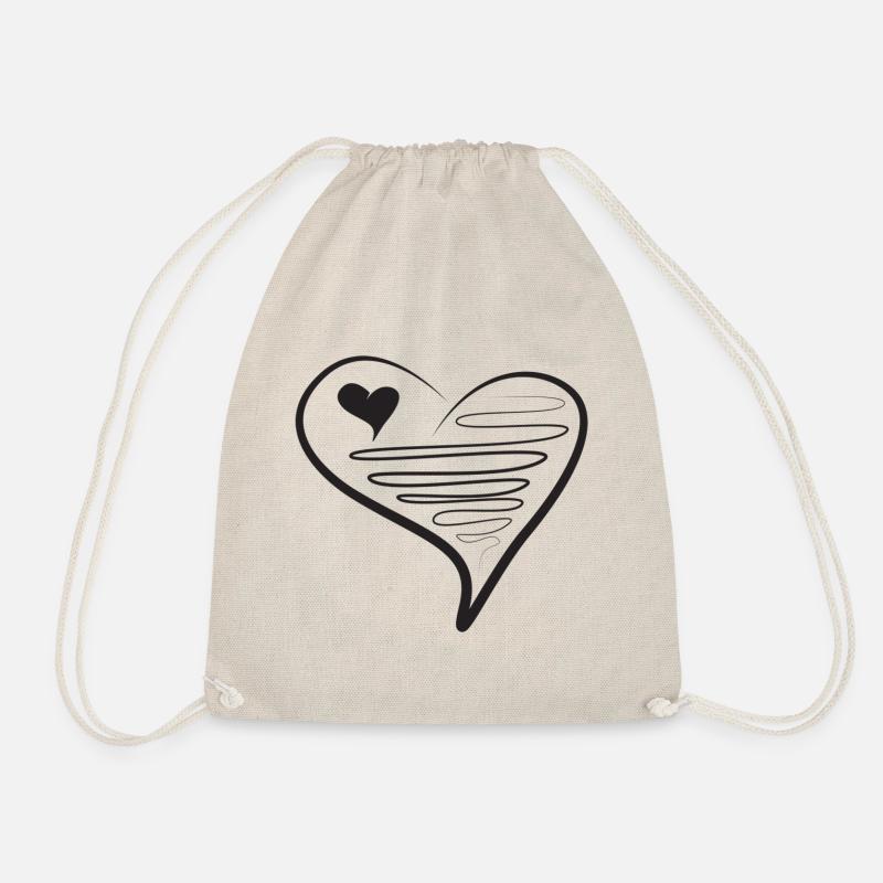 HEARTS 19 - Turnbeutel - Natur