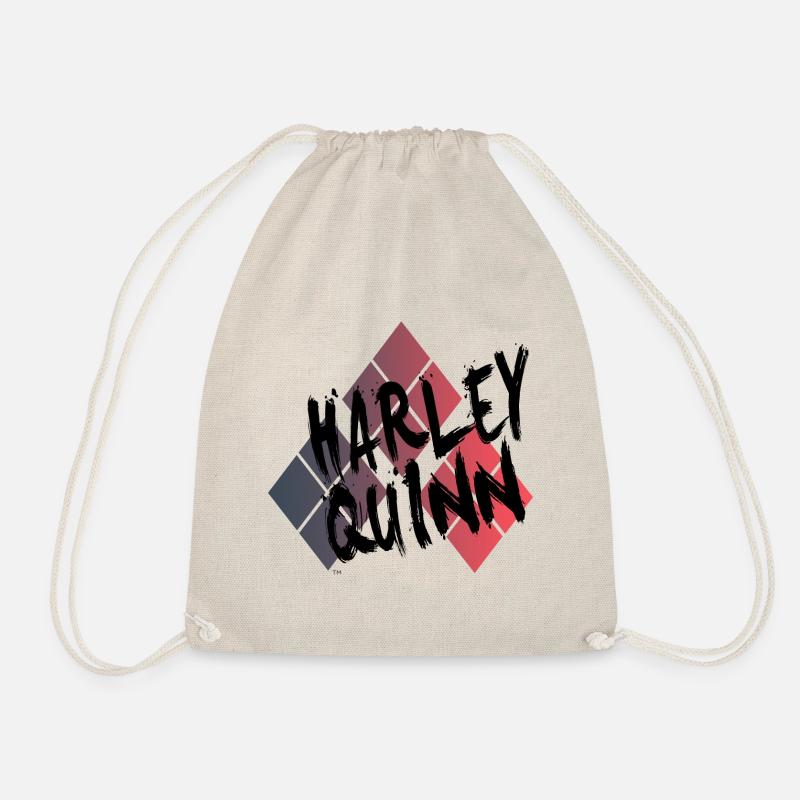 Harley Quinn Black - Drawstring Bag - nature
