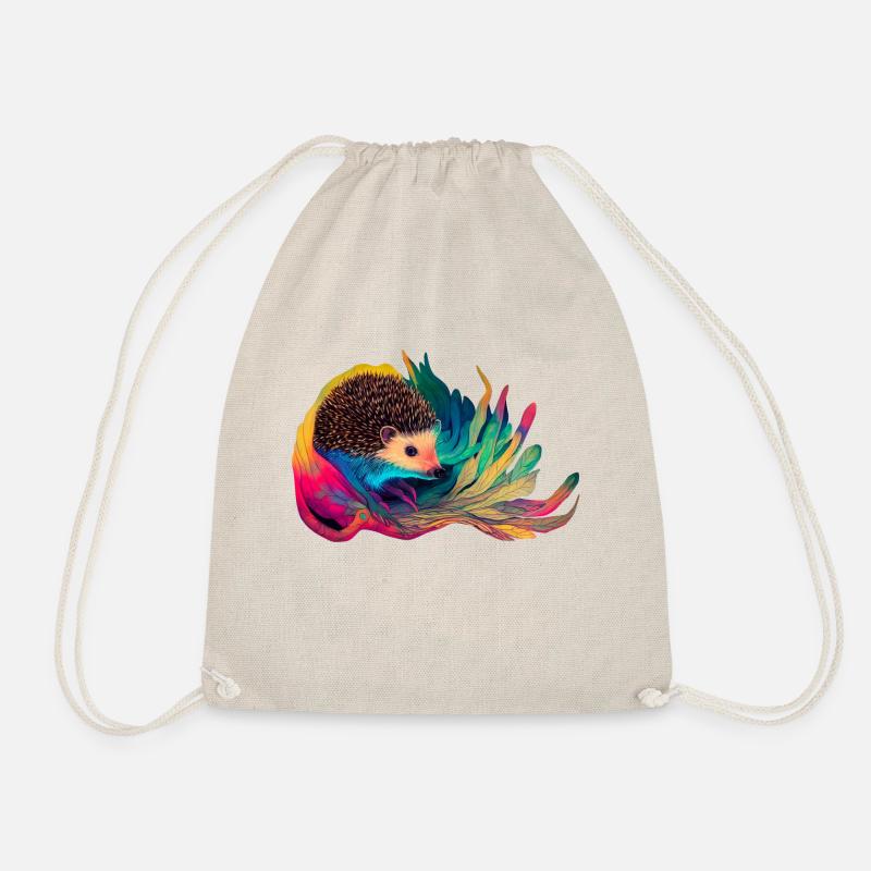 Flowerbeast 12 - by Art Vindeyre - Drawstring Bag - nature