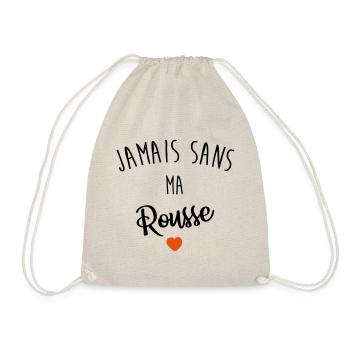 Jamais sans ma rousse - Sac de sport léger - nature - Devant