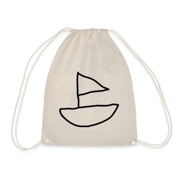 sailing ship - Drawstring Bag - nature - Front