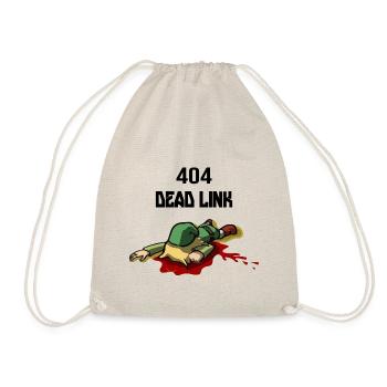 DEAD LINK SHIRT - Drawstring Bag - nature - Front