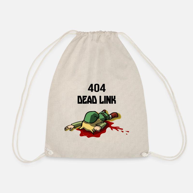 DEAD LINK SHIRT - Turnbeutel - Natur