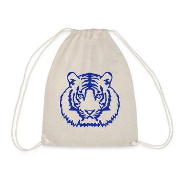 wild animal tiger 1 - Drawstring Bag - nature - Front