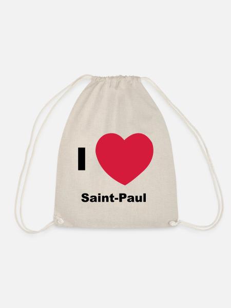 Ich liebe Saint Paul - Turnbeutel - Natur