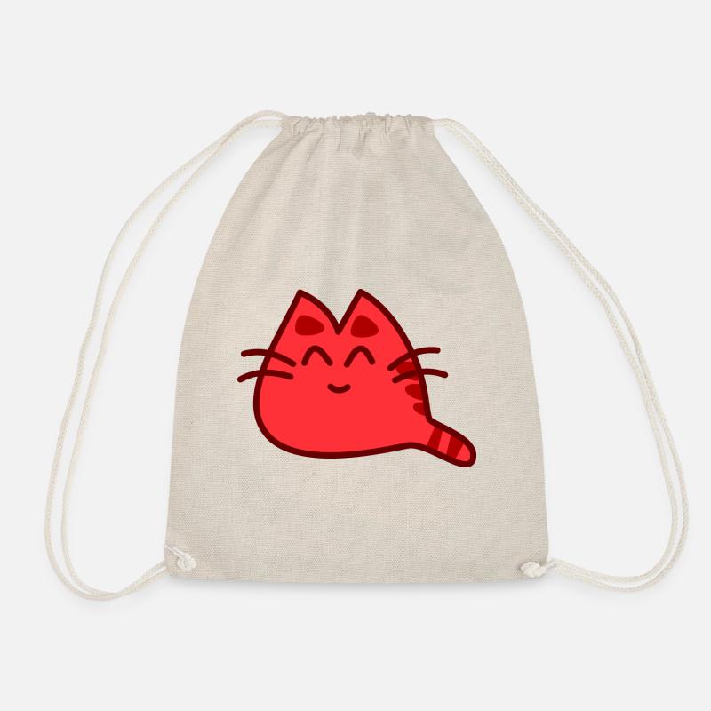 Süße Katze - Turnbeutel - Natur