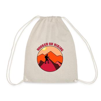 Hooked on Hiking - Turnbeutel - Natur - Vorne