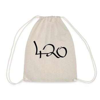 420 Graffiti - Turnbeutel - Natur - Vorne