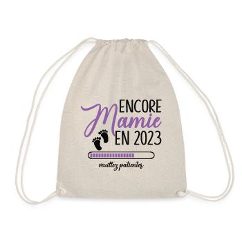 Encore Mamie 2023 Cadeau Future Grand Mère - Sac de sport léger - nature - Devant