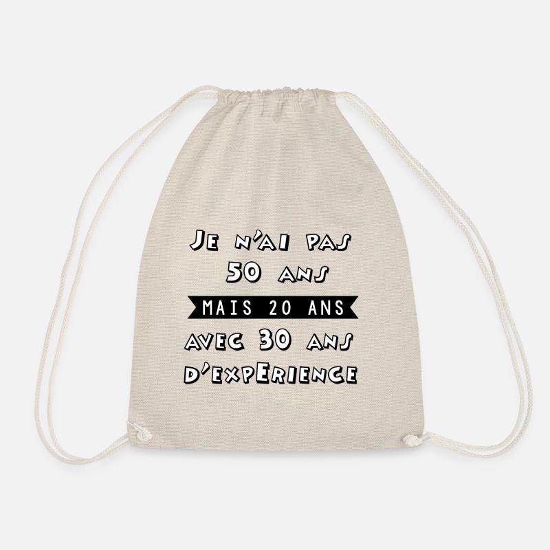 50 years - Drawstring Bag - nature