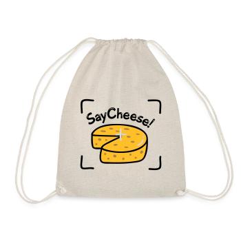 Say Cheese! - Drawstring Bag - nature - Front