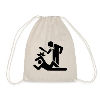 Demonstration rackets - Drawstring Bag - nature - Front