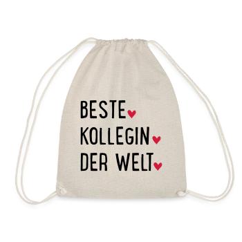 Kollegin - Turnbeutel - Natur - Vorne