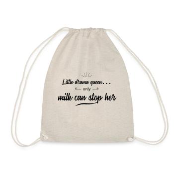 Baby Sprüche Geschenkidee - Turnbeutel - Natur - Vorne