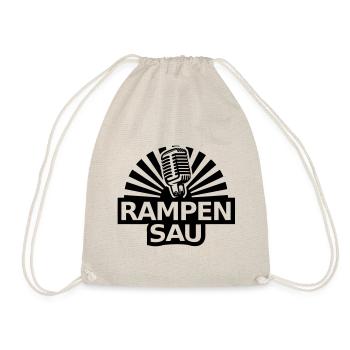 Rampensau Bühne Comedian Sänger - Turnbeutel - Natur - Vorne