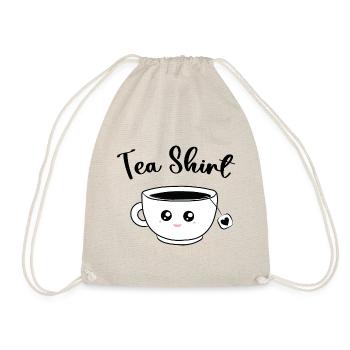 Tee-Shirt - Teetasse - Turnbeutel - Natur - Vorne