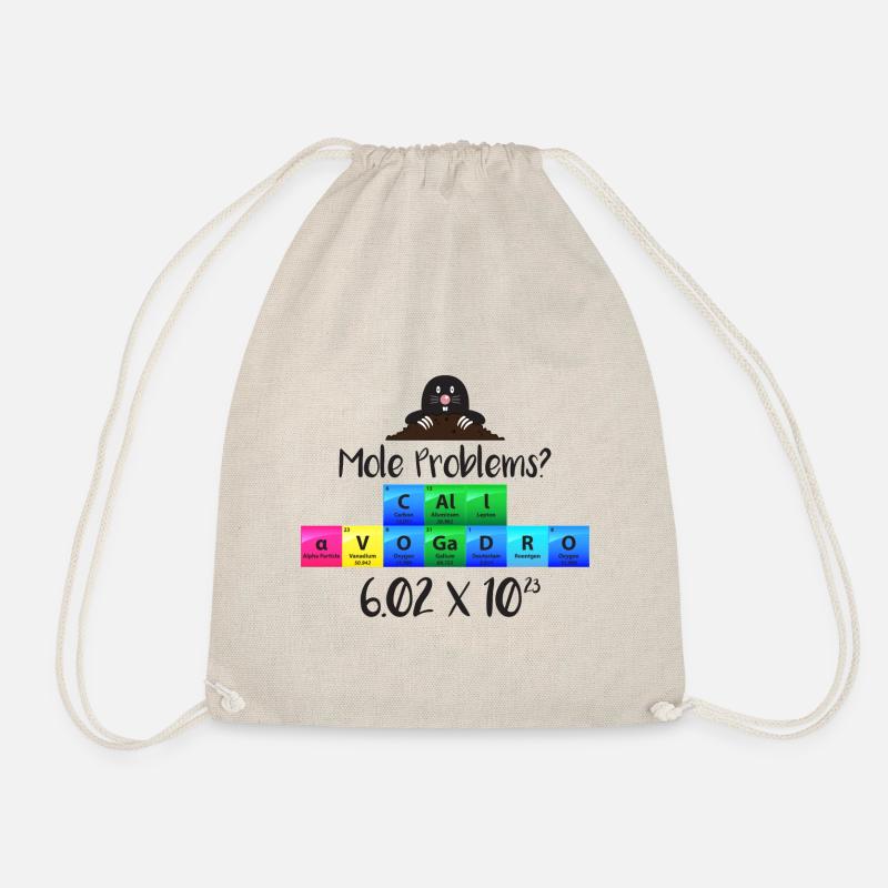 Mole Problems Call Avogadro Gift - Sac de sport léger - nature