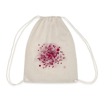 Motif de graffiti éclaboussant rose en taches fraîches - Sac de sport léger - nature - Devant