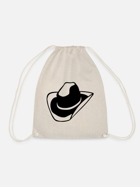 Western Cowboyhut - Turnbeutel - Natur