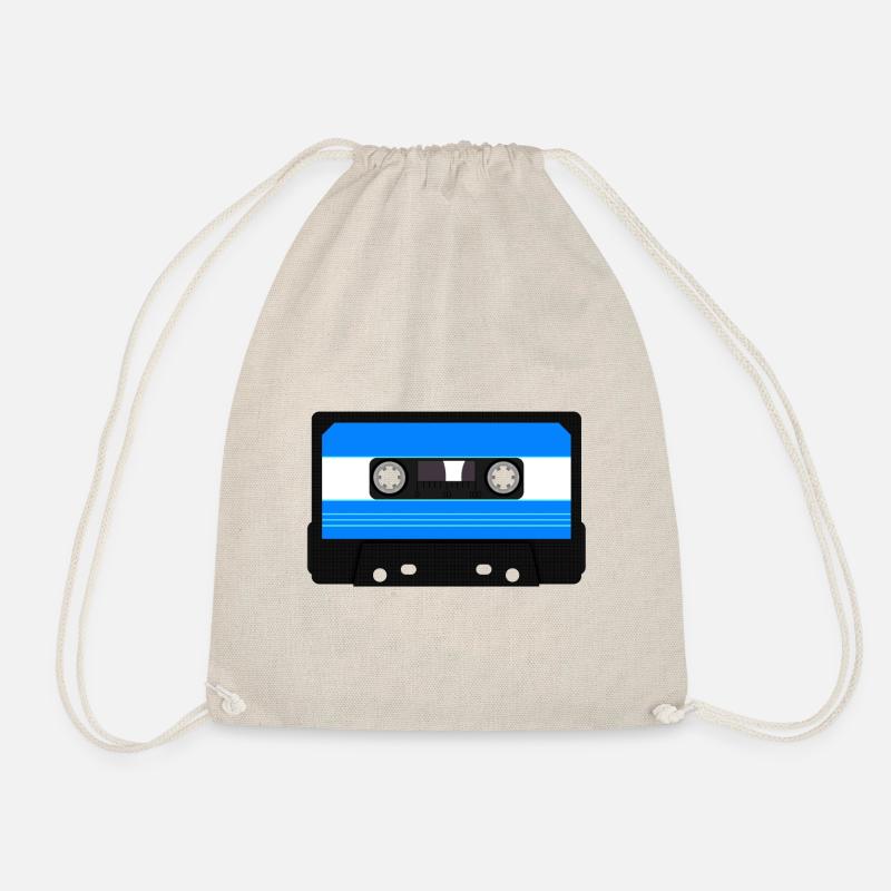 SA90, audio cassette, music cassette, audio cassette - Drawstring Bag - nature