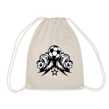 foot lion logo ballon sport 1 0 - Sac de sport léger - nature - Devant