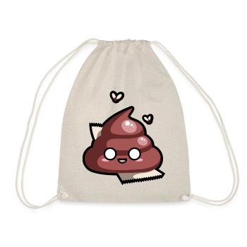 Kawaii Poop Fella lumineux - Sac de sport léger - nature - Devant