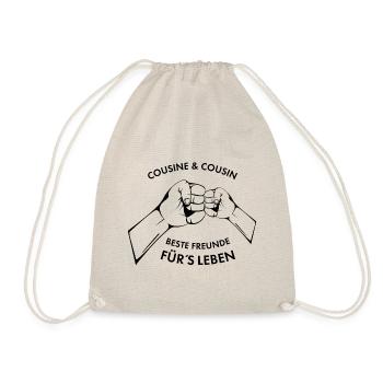 Mains cousin et cousin noir - Sac de sport léger - nature - Devant