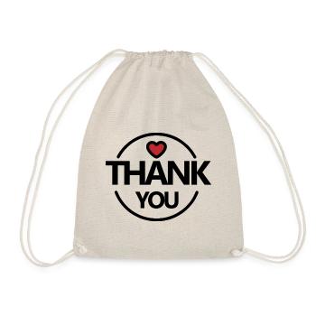 Thank You - Turnbeutel - Natur - Vorne