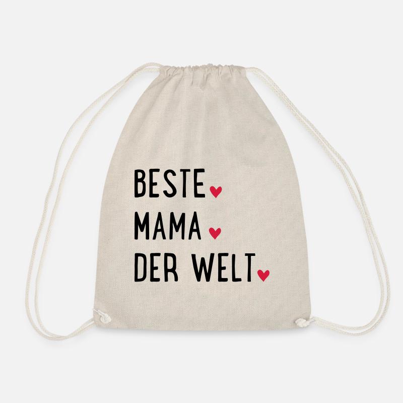 Beste Mama der Welt - Turnbeutel - Natur