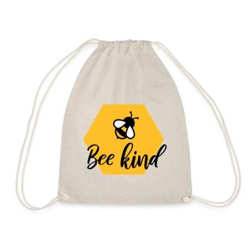 Bee kind - Drawstring Bag - nature - Front