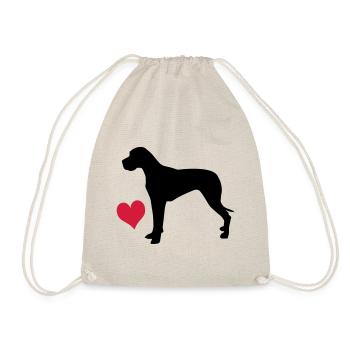 Great Dane - Drawstring Bag - nature - Front