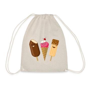 Trois de glace - Sac de sport léger - nature - Devant