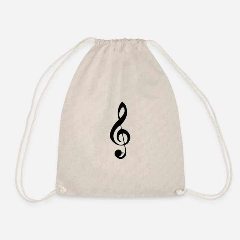 Violinschlüssel - Turnbeutel - Natur