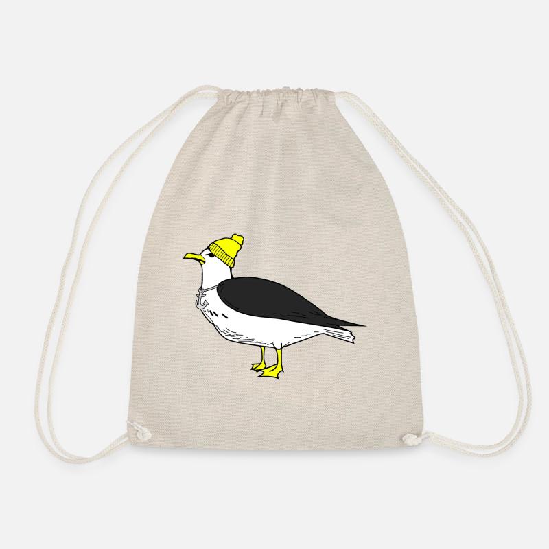 Coole Möwe - Turnbeutel - Natur