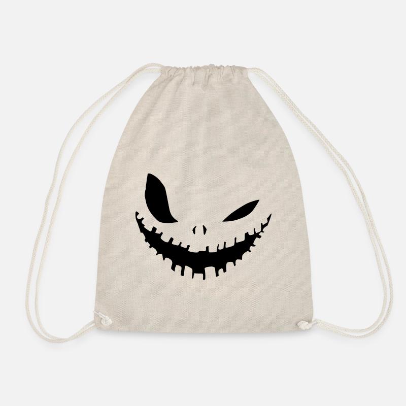 Masque d'Halloween - Conception drôle de protège-dents - Sac de sport léger - nature