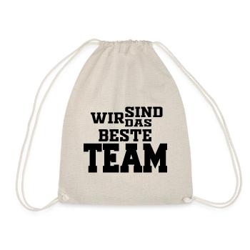 TEAM - Drawstring Bag - nature - Front